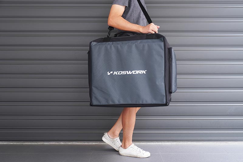 [���ܼ�] KOS32252PP [KOSWORK] 1/8 Dual Drawer PP Frame Buggy/Onroad Car Bag (1/8, 2 Large)