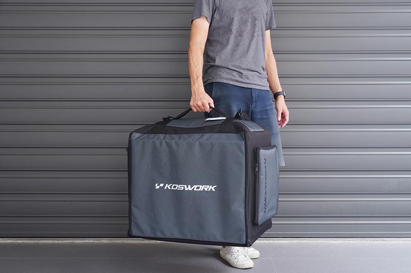 [���ܼ�] KOS32252PP [KOSWORK] 1/8 Dual Drawer PP Frame Buggy/Onroad Car Bag (1/8, 2 Large)