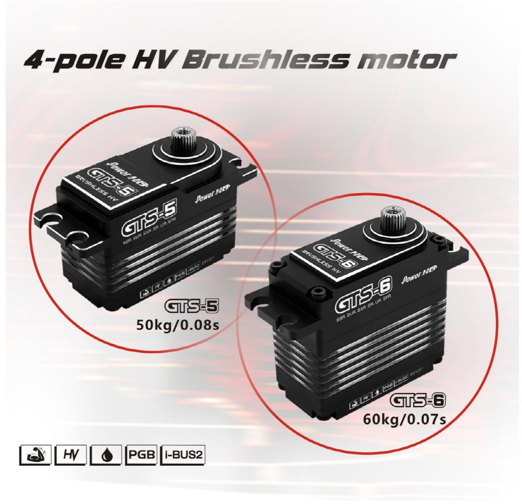 [���ܼ�] GTS-6 [POWER HD] GTS-6 HV Brushless Servo (60.0 kg / 0.07 sec)