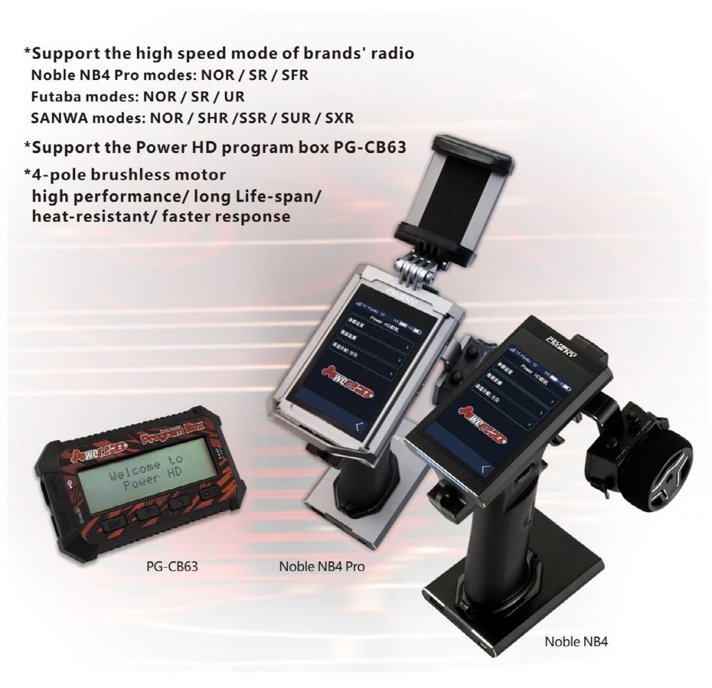 [ܼ] GTS-6 [POWER HD] GTS-6 HV Brushless Servo (60.0 kg / 0.07 sec)