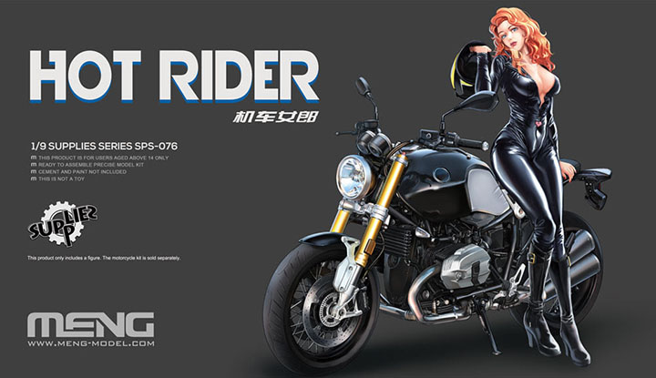 [ܼ] CESPS-076S [Meng] CESPS-076S 1/9 Hot Rider (Pre-Colored Completed)-ũ 