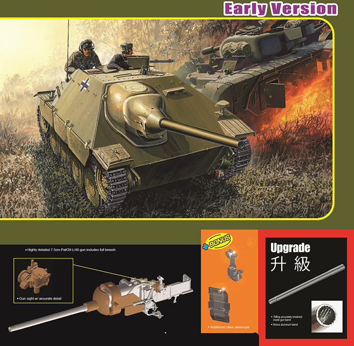 [ܼ] BD6708 [Dragon] BD6708 1/35 Sd.Kfz.138/2 Hetzer Early Version