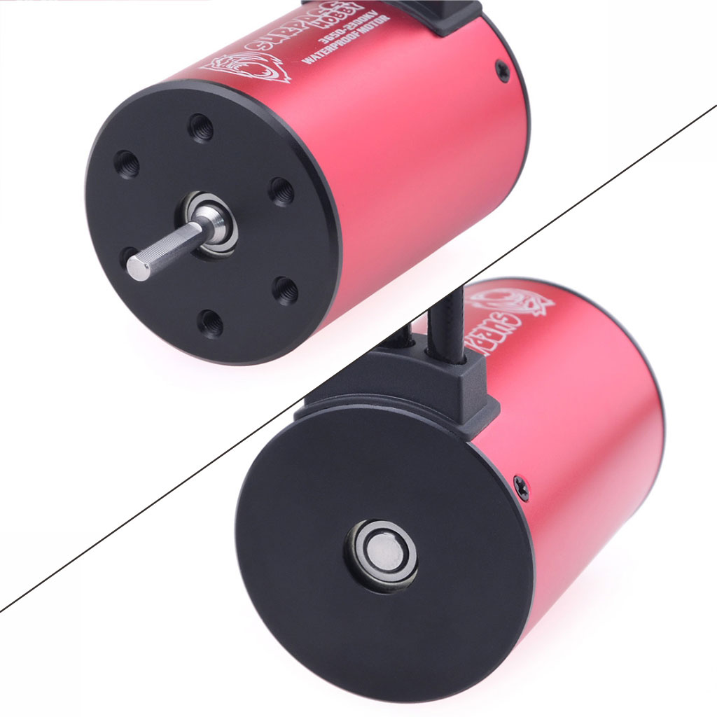 [ܼ] 697238888112 [SURPASS HOBBY] Waterproof 3650 Brushless Motor with 60A ESC Combo Red Heatsink (5200KV)