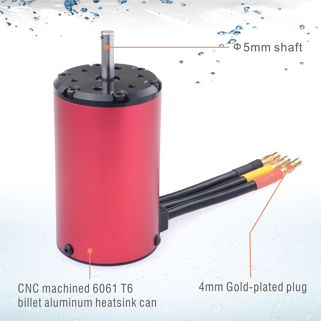 [ܼ] 697175079644 [SURPASS HOBBY] Waterproof 4068 Brushless Motor with 150A ESC Combo 2050KV