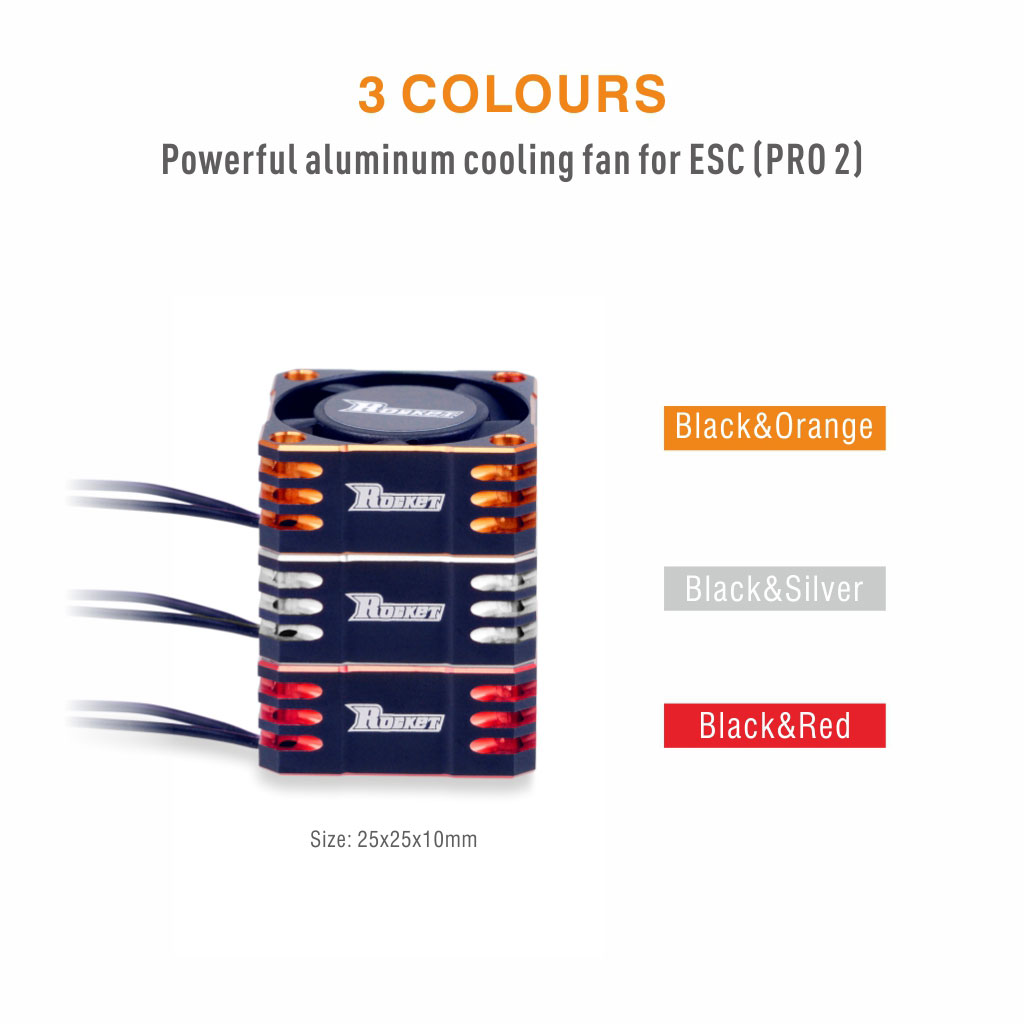 [���ܼ�] 697238888218 [SURPASS HOBBY] 540 Alumimium Fan 252510 32000RPM for ESC