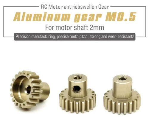 [ܼ] 11025-2107-01 [SURPASS HOBBY] M0.5 Pinion Gear 7075 Aluminum (19T)