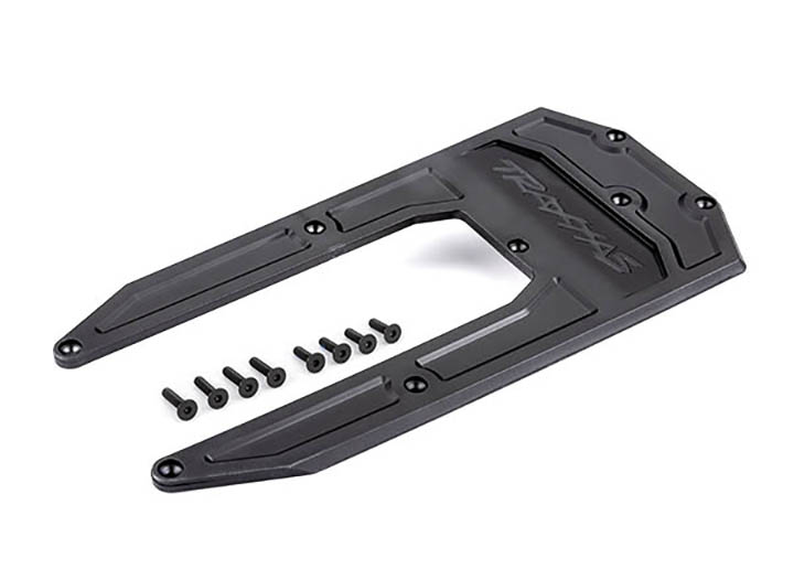 [���ܼ�] AX9623 [Traxxas] AX9623 Skidplate, chassis, black (fits Sledge?)