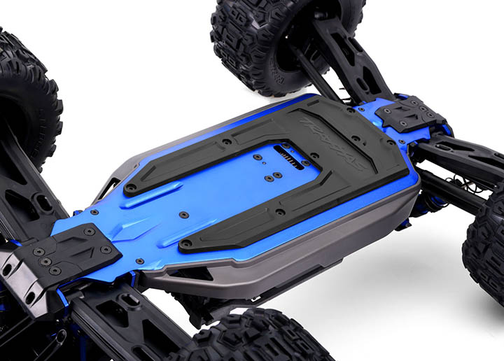 [���ܼ�] AX9623 [Traxxas] AX9623 Skidplate, chassis, black (fits Sledge?)