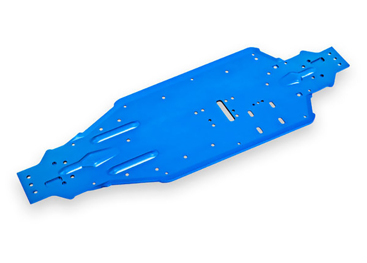 [ܼ] AX9522 [Traxxas] AX9522 Chassis, aluminum (blue-anodized)