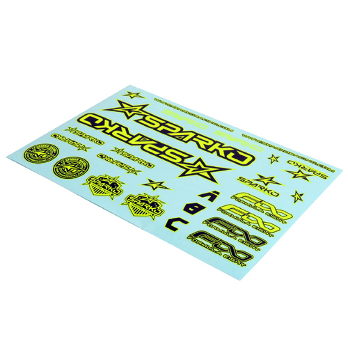 [���ܼ�] F89004-YLOP [SPARKO] Body Sticker-Yellow for Optional
