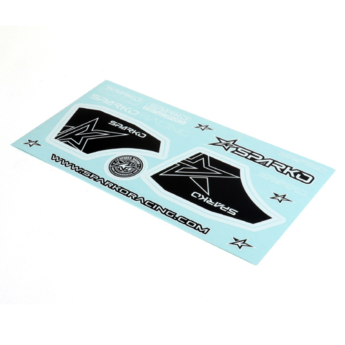 [���ܼ�] F89005-BK [SPARKO] Wing Sticker-Black and White
