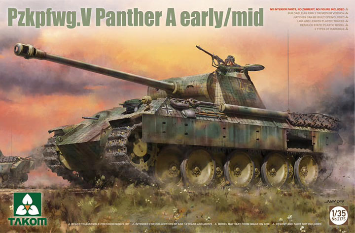 [ܼ] BT2175 [Takom] BT2175 1/35 Pzkpfwg.V Panther A Early/Mid