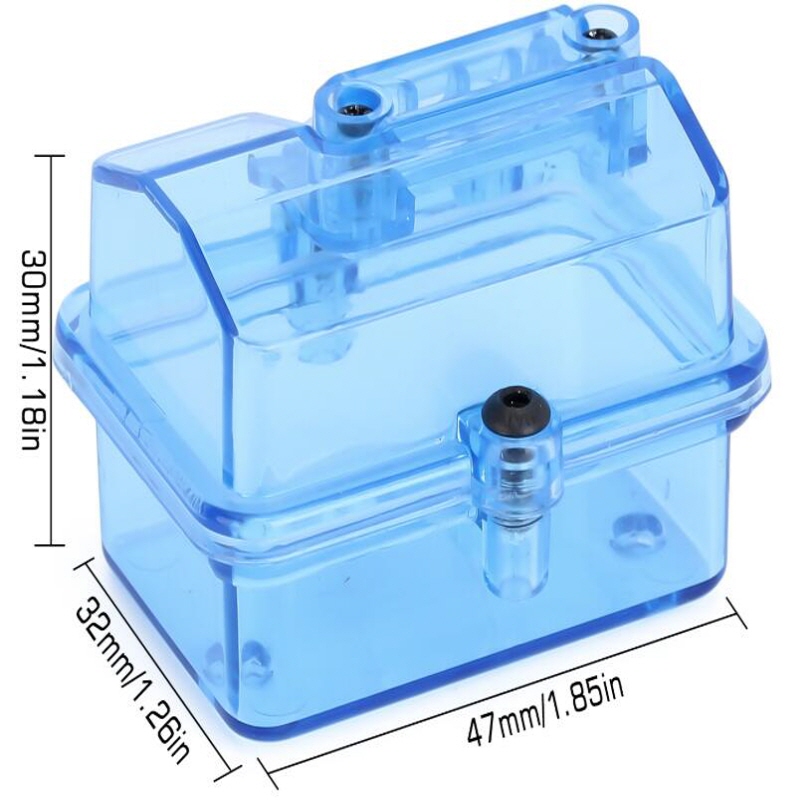 [���ܼ�] DTEL06010 [DETAILS TECH] Blue Plastic Waterproof Radio Device Receiver Box