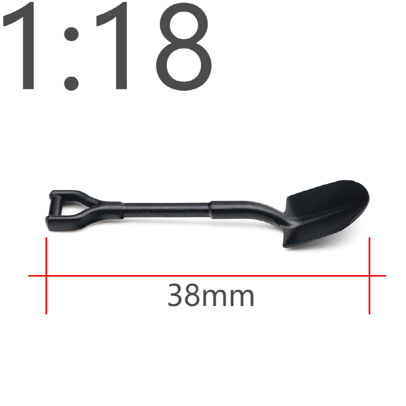 [ܼ] DTD18002 [DETAILS TECH] Metal Shovel Decoration for RC Crawler 38mm Length