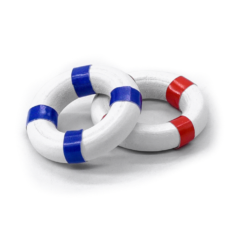[���ܼ�] DTSCX24-124B [DETAILS TECH] Mini Beach Lifebuoy Decorations (Dia 25mm) ����/�Ķ�