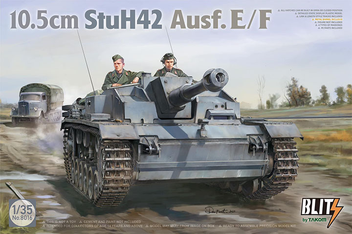[ܼ] BT8016 [Takom] BT8016 1/35 10.5cm StuH42 Ausf. E/F