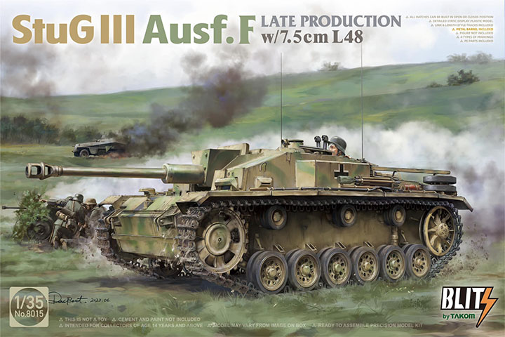 [ܼ] BT8015 [Takom] BT8015 1/35 StuG III Ausf.F Late Production w/7.5cm L48
