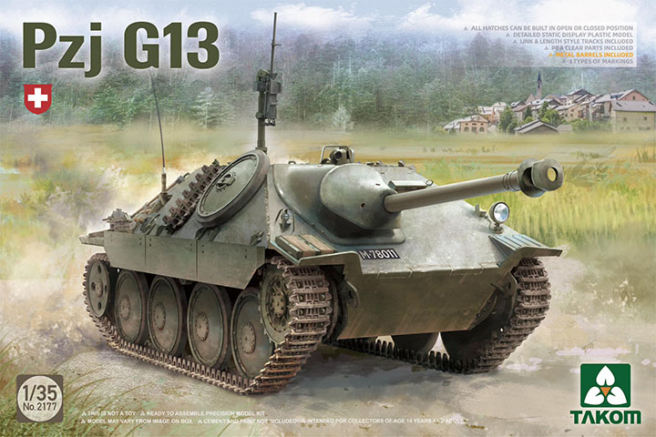 [ܼ] BT2177 [Takom] BT2177 1/35 Swiss Pzj G13