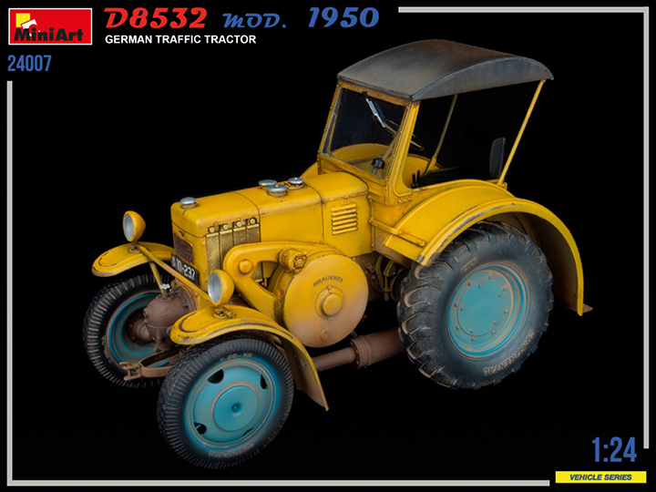 [���ܼ�] BE24007 [Miniart] BE24007 1/24 German Traffic Tractor D8532 Mod.1950