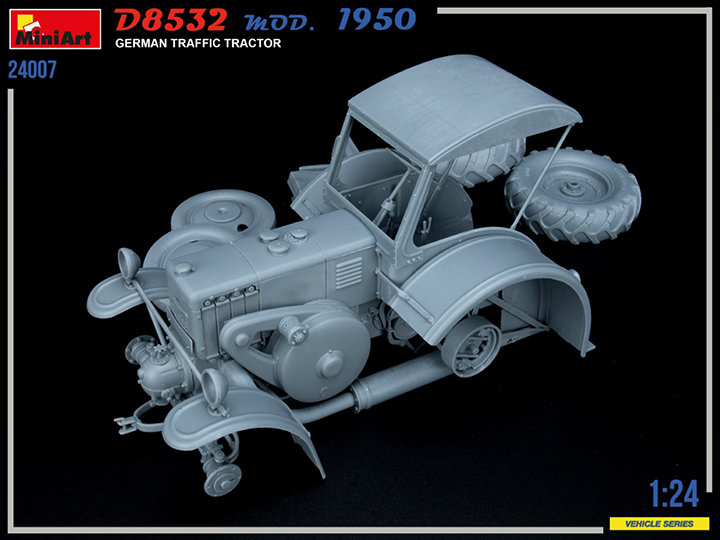 [���ܼ�] BE24007 [Miniart] BE24007 1/24 German Traffic Tractor D8532 Mod.1950