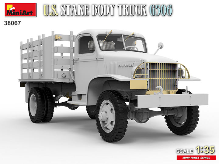 [���ܼ�] BE38067 [Miniart] BE38067 1/35 U.S. Stake Body Truck G506