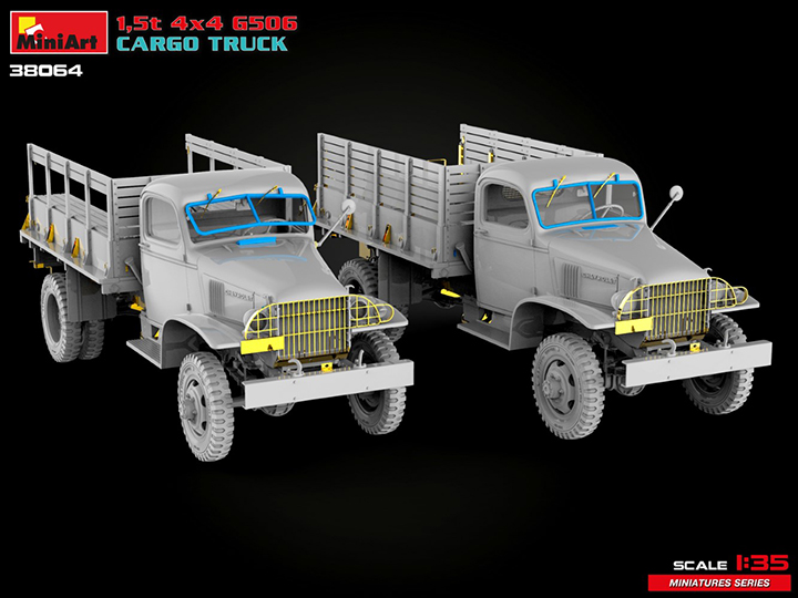 [���ܼ�] BE38064 [Miniart] BE38064 1/35 1.5t 4x4 G506 Cargo Truck