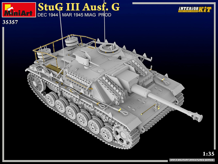 [���ܼ�] BE35357 [Miniart] BE35357 1/35 StuG III Ausf.G Dec 1944 - Mar 1945 Miag Prod.Interior Kit