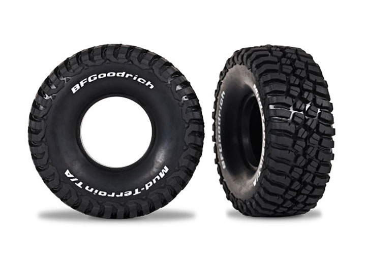 [ܼ] AX9868 [Traxxas] AX9868 Tires, BFGoodrich? Mud-Terrain T/A? KM3 2.4x1.0 (2)