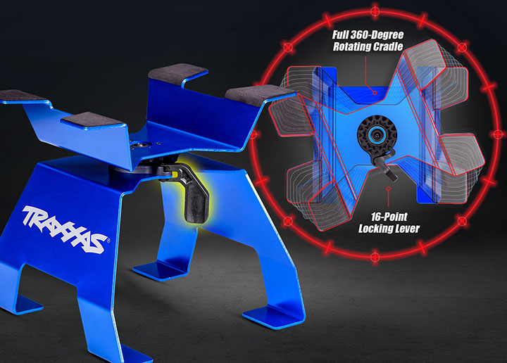 [���ܼ�] AX8797-BLUE [Traxxas] AX8797-BLUE RC CAR/TRUCK STAND X-TRUCKS BLUE