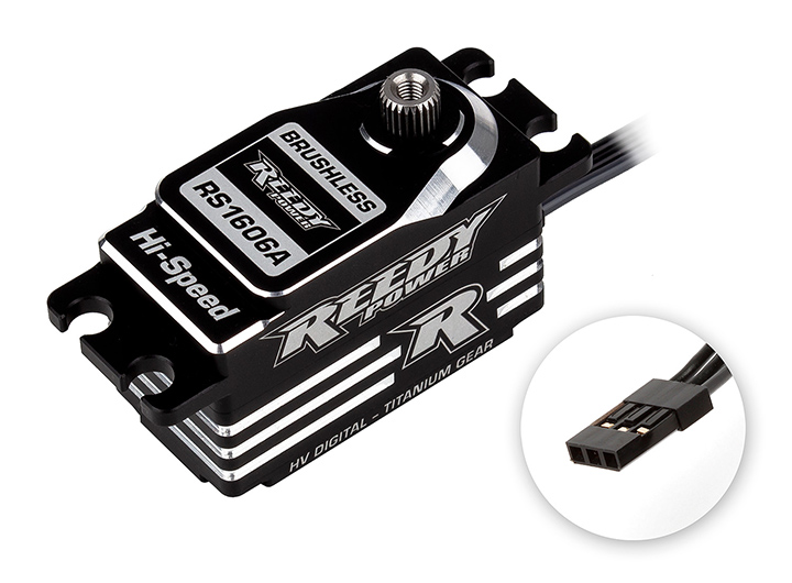 [���ܼ�] AAK27154 [TEAM ASSOCIATED] AAK27154 Reedy RS1606A Low-Profile Titanium Gear Brushless Hi-Speed HV Servo