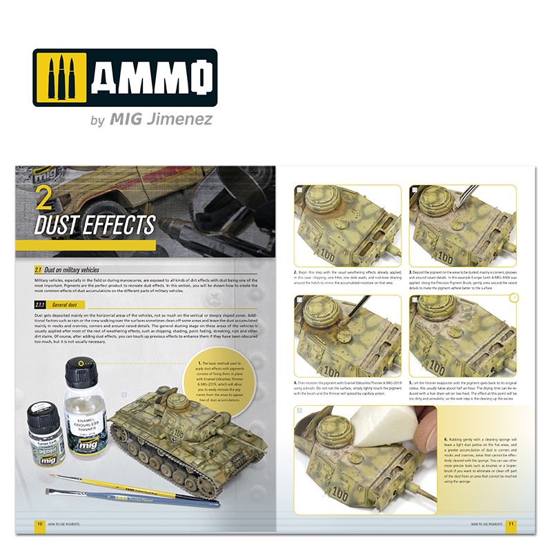 [ܼ] CG6293 [MIG AMMO] CG6293 How to use Pigments - AMMO Modelling
