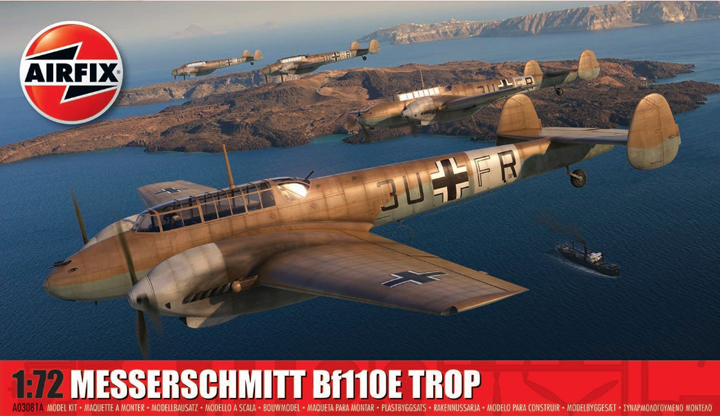 [���ܼ�] BB03081A [Airfix] BB03081A 1/72 Messerschmitt Bf110E/E-2 TROP