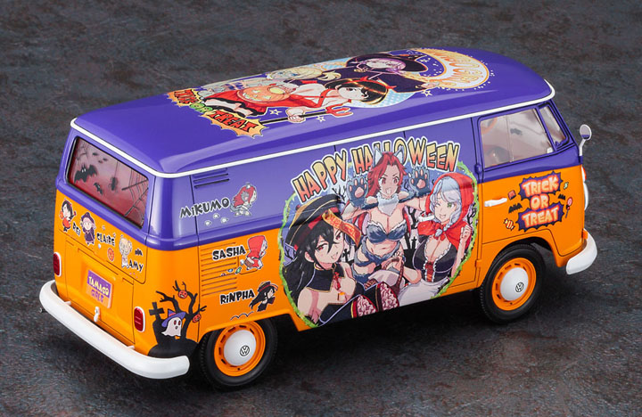 [���ܼ�] BH52373 [Hasegawa] BH52373 1/24 Volkswagen Type 2 Delivery Van Egg Girls Happy Halloween