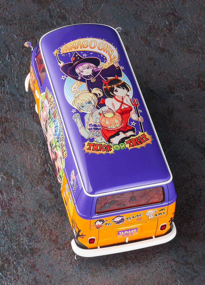 [���ܼ�] BH52373 [Hasegawa] BH52373 1/24 Volkswagen Type 2 Delivery Van Egg Girls Happy Halloween