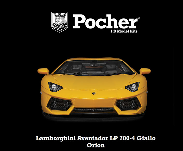 [���ܼ�] BBPHK119F [Pocher] BBPHK119F 1/8 Pocher Lamborghini Aventador - Yellow