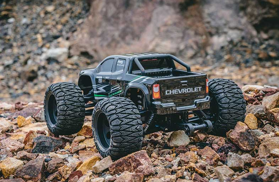 [ܼ] FMS12421BDRTRBU [ROC HOBBY] FMS 1/24 FMT24 Chevrolet Colorado Monster Truck RTR