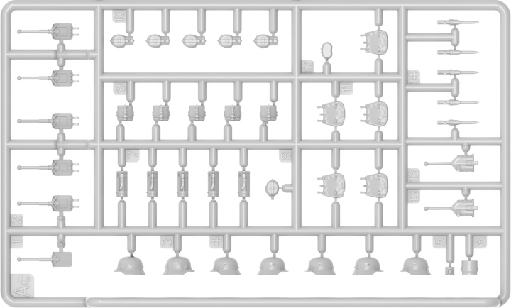 [ܼ] BE35411 [Miniart] BE35411 1/35 German Tank Riders (Ardennes 1944)