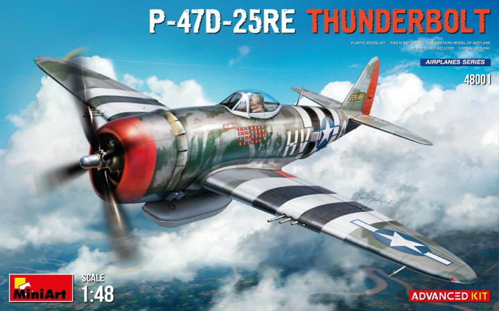 [���ܼ�] BE48001 [Miniart] BE48001 1/48 P-47D-25RE Thunderbolt Advanced Kit