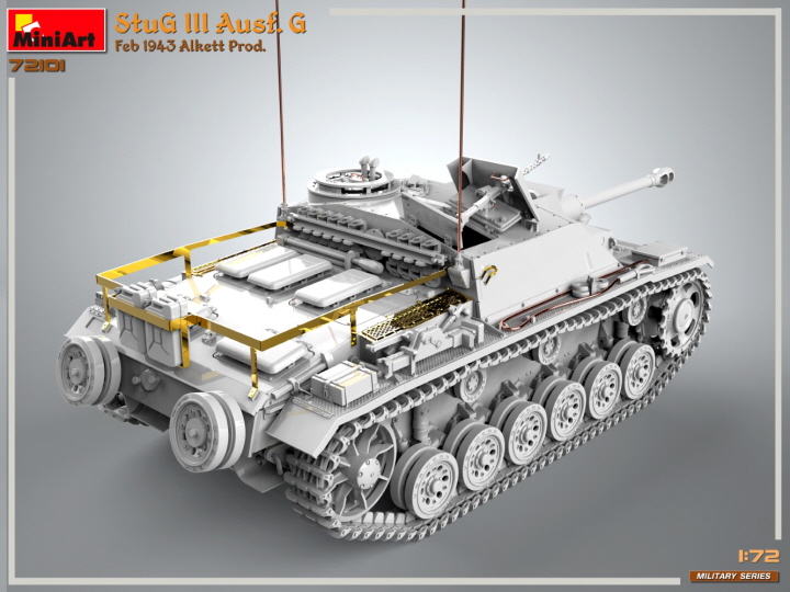 [ܼ] BE72101 [Miniart] BE72101 1/72 StuG III Ausf. G Feb 1943 Prod
