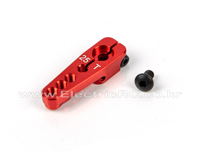 [ܼ] SREM-129 [TR] High Torque 25T Metal Steer Servo Horn Set (30mm/RED)