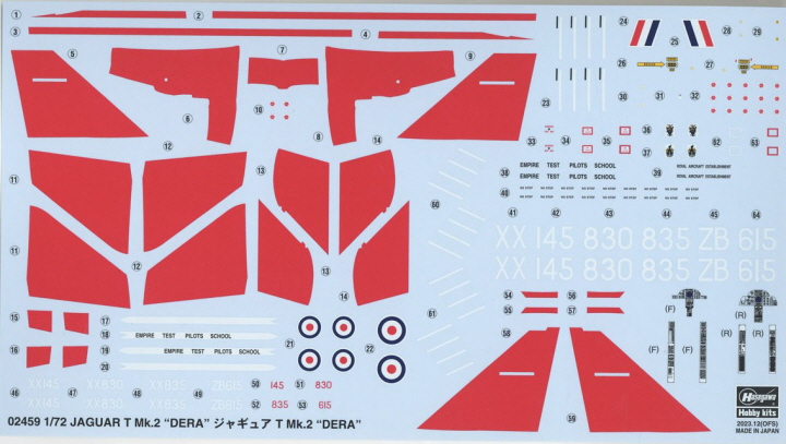 [���ܼ�] BH02459 [Hasegawa] BH02459 1/72 Jaguar T Mk.2 DERA