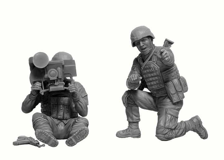 [ܼ] CM35229 [MasterBox] CM35229 1/35 Russian-Ukrainian War series,Kit No 6. Javelin. The Ukrainian Anti-Tank Crew