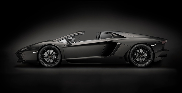 [���ܼ�] BBPHK121F [Pocher] BBPHK121F 1/8 Lamborghini Aventador roadster LP700-4 - Black