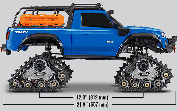 [���ܼ�] CB82234-4 Blue [Traxxas] CB82234-4 Blue TRX-4 w/ All Terrain Equipped with Clipless Body Mounting - ���͸�, ������ ������