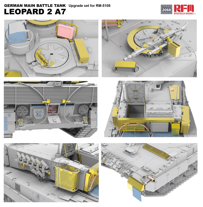 [ܼ] CRM2068 [RFM] CRM2068 1/35 Upgrade set for 5108 Leopard 2A7 -  