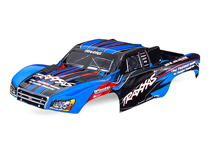 [���ܼ�] AX5924-BLUE [Traxxas] AX5924-BLUE BODY SLASH 2WD BLUE CLIPLESS