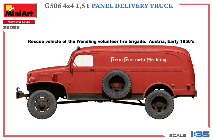 [ܼ] BE38083 [Miniart] BE38083 1/35 G506 44 1,5 t Panel Delivery Truck