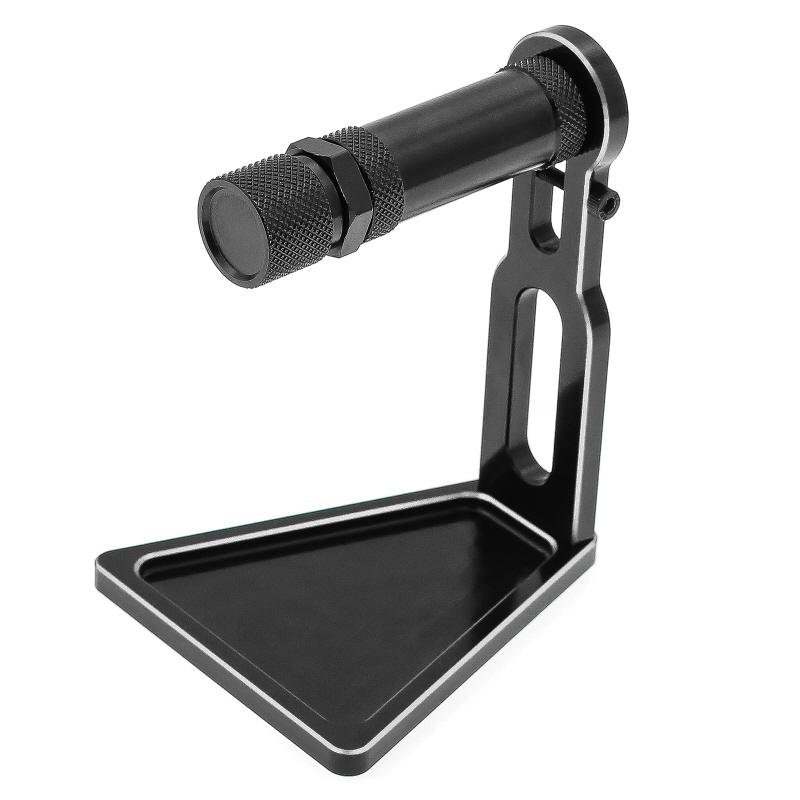 [���ܼ�] DTBS01001A [DETAILS TECH] 12mm 17mm Tire Dynamic Balance Stand Base For 1/7 1/8 1/10 RC Cars (Silver)