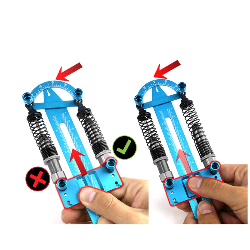 [���ܼ�] DTT09010A [DETAILS TECH] RC Car Shock Balance Measurement Tool Blue