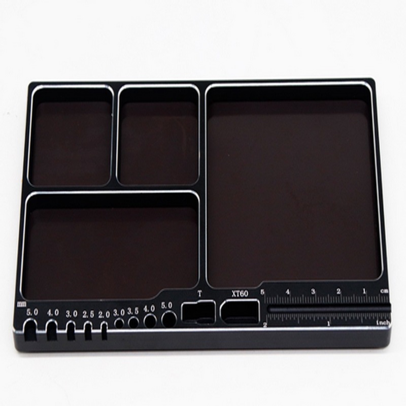 [ܼ] DTT09006A [DETAILS TECH] Multifunction Magnetic Tool Screw Tray For RC Car 160x100x11mm - //